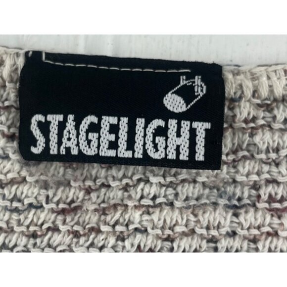 Vintage Stagelight Short Sleeve Button-Up Cardigan Sweater sz Large - Picture 2 of 5